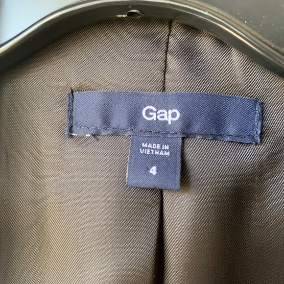 GAP Black Lined Fitted Blazer Jacket - Picture 7 of 8